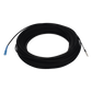 Rollo de Fibra Óptica Drop Redonda G657A2 Monomodo Simplex de 100 Metros (328.08 Pies) con Conectores SC/UPC-SC/UPC para Instalaciones Aéreas, Subterráneas o a la Intemperie