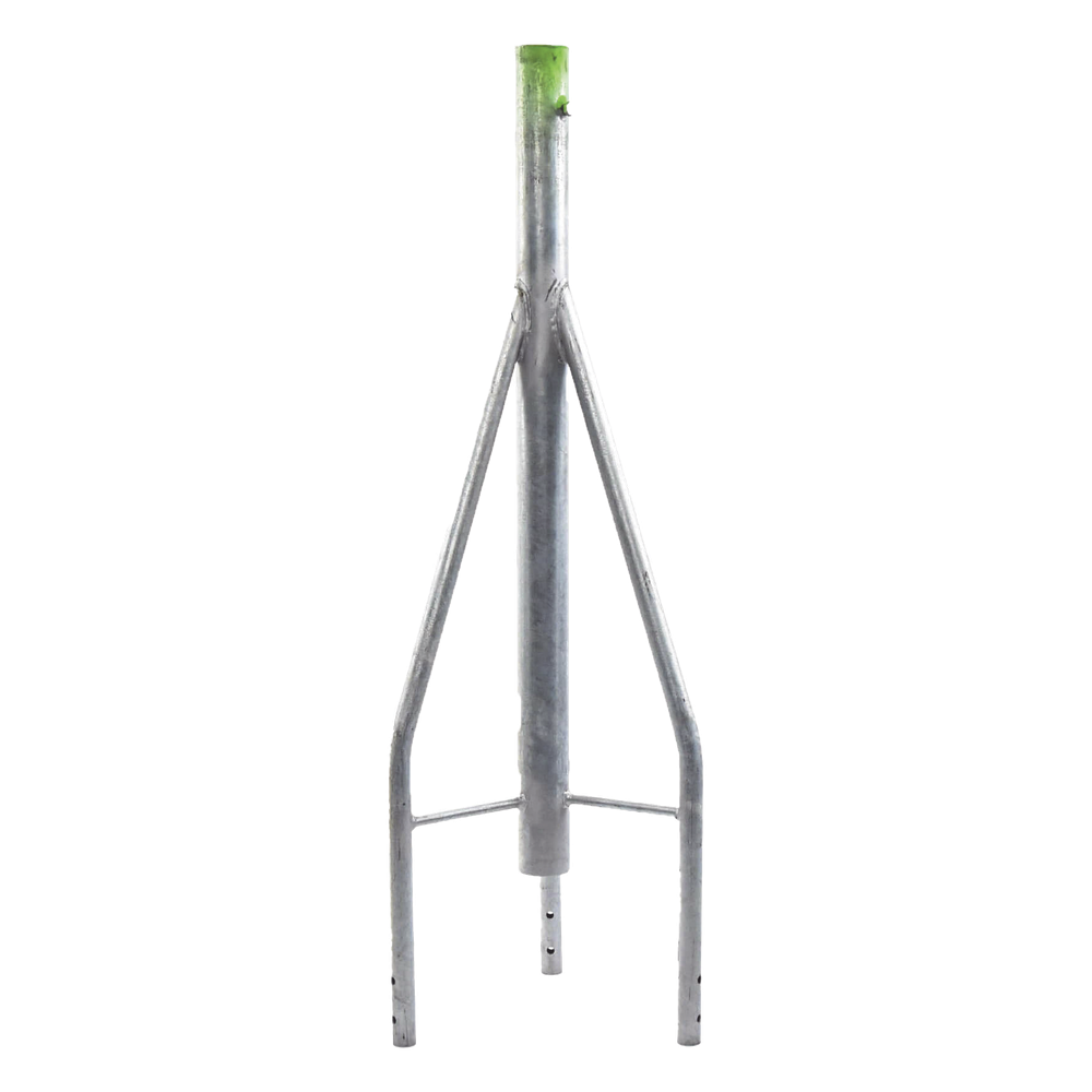 Tramo de Remate (Copete) para Tramo STZ-30 Galvanizado Electrolítico con Opresores para Pararrayo.