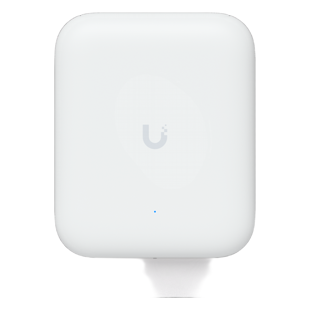 Access Point UniFi WiFi U7 Outdoor WiFi 7 802.11be Doble Banda, MU-MIMO 2x2 en Cada Banda, Puerto de 2.5 GbE, Antena Sectorial Integrada de 90° en 2.4 GHz y 45° en 5 GHz, Conectores para Antenas Omnidireccionales (incluidas), No Incluye Inyector P