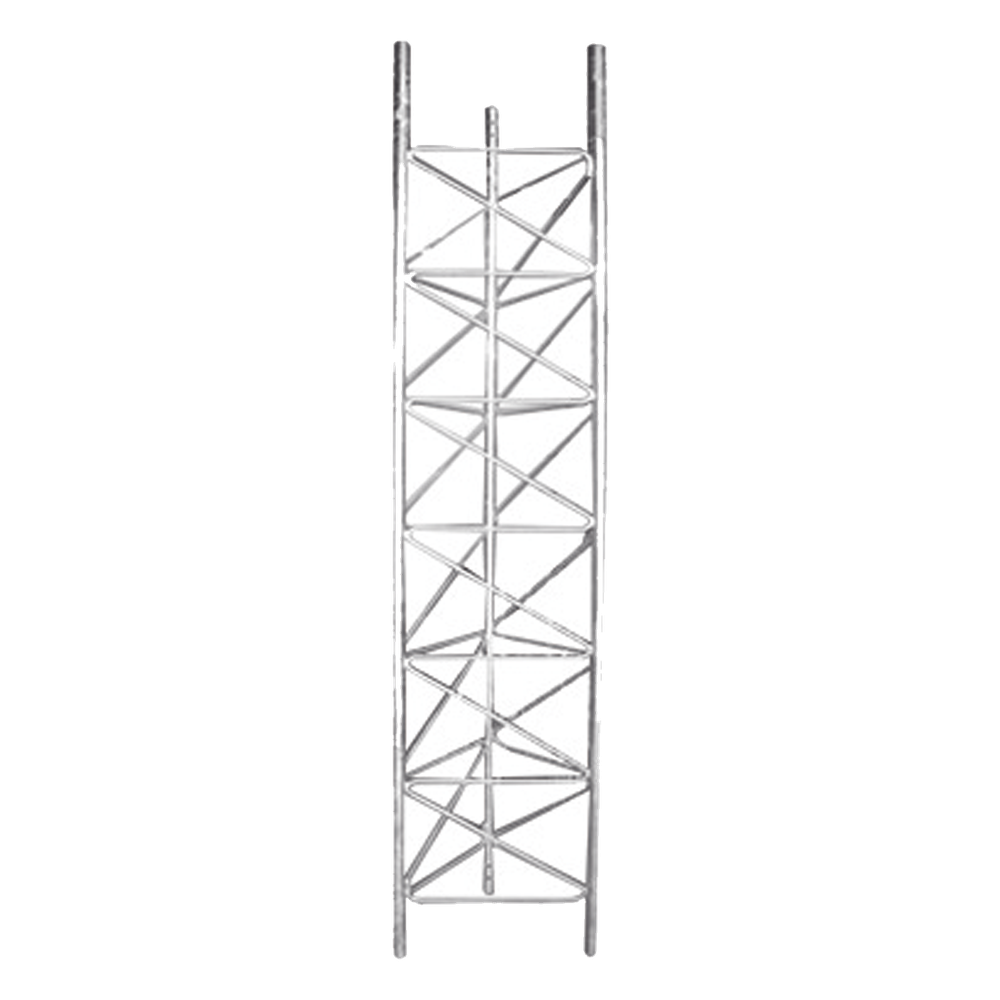 Tramo de Torre de 3 m x 60 cm de Ancho (Tubo 1-1/4" Ced. 30), Galvanizado por Inmersión en Caliente, Hasta 99 m de Elevación.