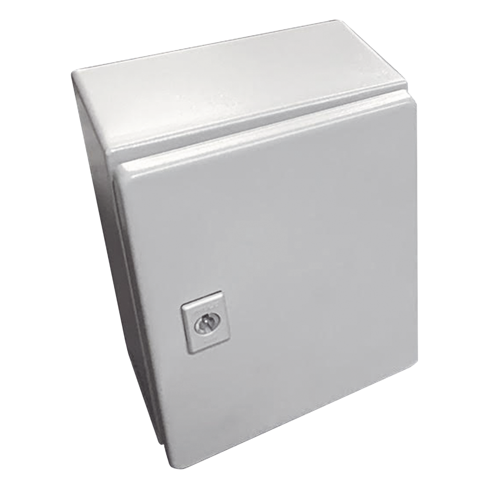 Gabinete de Acero, Nema 4 -IP 66 de 40 x 60 x 25 cm con Platina y certificado UL.