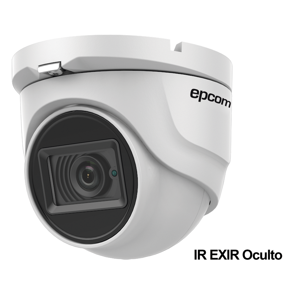 Eyeball TURBOHD 4K (8Megapixel) / Gran Angular 102° / Lente 2.8 mm / Exterior IP67 / IR EXIR 30 mts / dWDR / TVI-AHD-CVI-CVBS