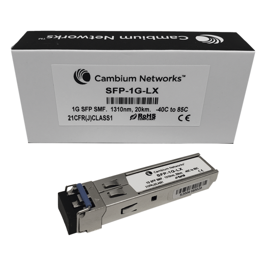 Transceptor MiniGbic SFP, 1 Gbps, Monomodo, distancia hasta 20 km, conector LC