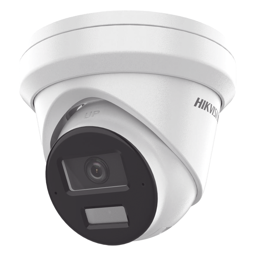 [Dual Light + 2 Micrófonos Integrados] Turret IP 6 Megapixel / Lente 2.8 mm / 30 mts Luz Blanca + 30 mts IR / ACUSENSE / Exterior IP67 / WDR 120 dB / PoE / ONVIF / Micro SD / Metal / ACUSEEK