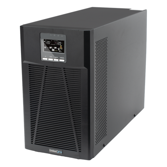 UPS 2000VA/1800W Online Doble Conversión /Pantalla LCD / 4 tomas 5-15R / Regulación de Voltaje / Protección RJ45