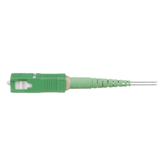 Conector de Fibra Óptica Tipo Splice-On, Monomodo SC/APC, Para Fibra de 250/900um, Color Verde