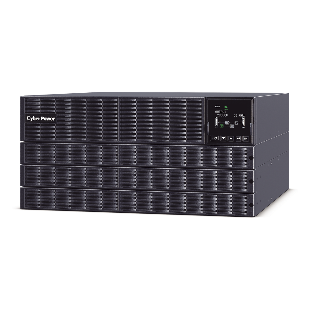 UPS de 6000 VA/5400 W, Online Doble Conversión, 200 - 240 Vac de Entrada Hardwire, Onda Senoidal Pura, Torre o Rack de 6 UR, Con 2 Tomas NEMA L6-20R y 2 NEMA L6-30R