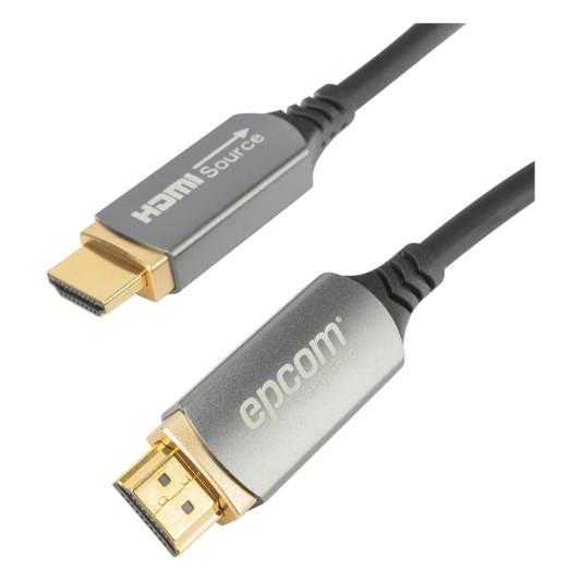 Cable HDMI de Fibra Óptica de 10 Metros (32.81 Pies) | Alta Definición | Versión 2.1 | Alta Velocidad 18Gbps | 8K@60Hz | HDCP 2.2 | Resistente a EMI y RFI