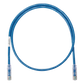 Cable de Parcheo UTP Categoría 6, con Plug Modular en Cada Extremo - 0.3 Metros (1 Pie) - Azul
