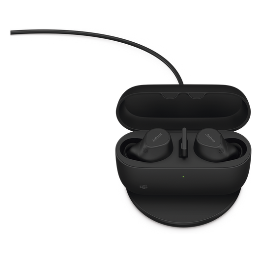 Jabra Evolve2 Buds, Auriculares versión MS con cancelación de ruido activa, Bluetooth conexion hasta 2 dispositivos (20797-999-999)
