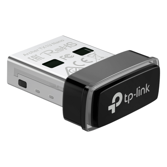 Adaptador USB Inalámbrico AX300 / Wi-Fi 6 2.4 GHz / 287 Mbps / Nano Size / OFDMA y MU-MIMO / Driver Pre-cargado / WPA2-PSK