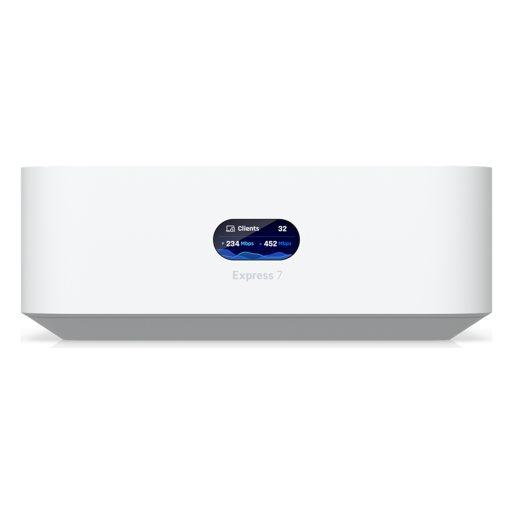 UniFi Express UX7 Cloud Gateway Compacto con WiFi 7, Ejecuta UniFi Network, Alimenta una Red Completa o Funciona como Punto de Acceso