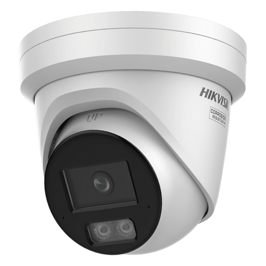 [Dual Light + ColorVu 3.0 + HikAI] Turret IP 8 Megapixel / Lente 2.8 mm / 30 mts IR + Luz Blanca / 2 Microfonos Integrados / Exterior IP67 / WDR 130 dB / ACUSENSE 3.0 / Metal / NEMA 4X / ACUSEEK