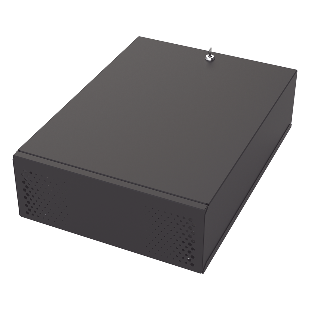 Gabinete Metálico para DVR/NVR con Chapa y llave.