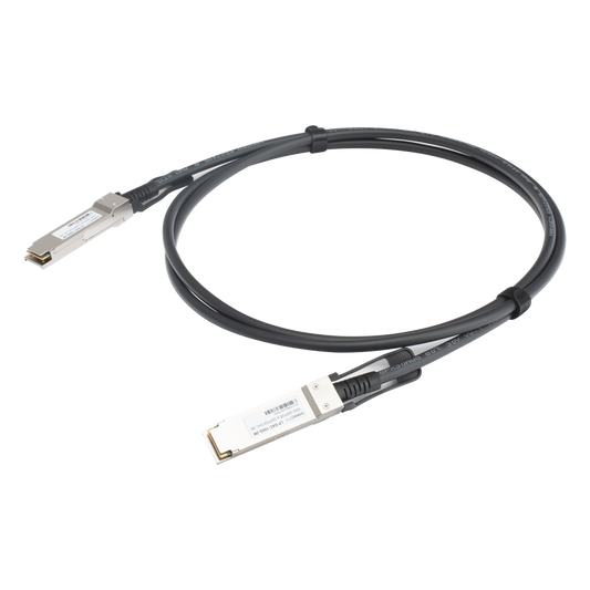 Cable DAC QSFP28 de 100 Gbps a 100 Gbps / Passive Direct Attach Copper Twinax Cable / Longitud: 2 metros
