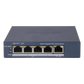 Switch Gigabit PoE+ / Monitoreable / 4 Puertos 1000 Mbps PoE+ / 1 Puerto 1000 Mbps Uplink / Configuración Nube Hik-PartnerPro / Modo Extendido hasta 300 Metros / 45 Watts