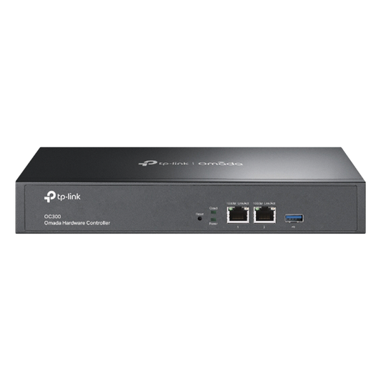 Controladora Omada para gestionar hasta 500 equipos Omada/ Gestion desde la Nube gratuita / Actualizaciones masivas / 2 puertos Gigabit con PoE af/at