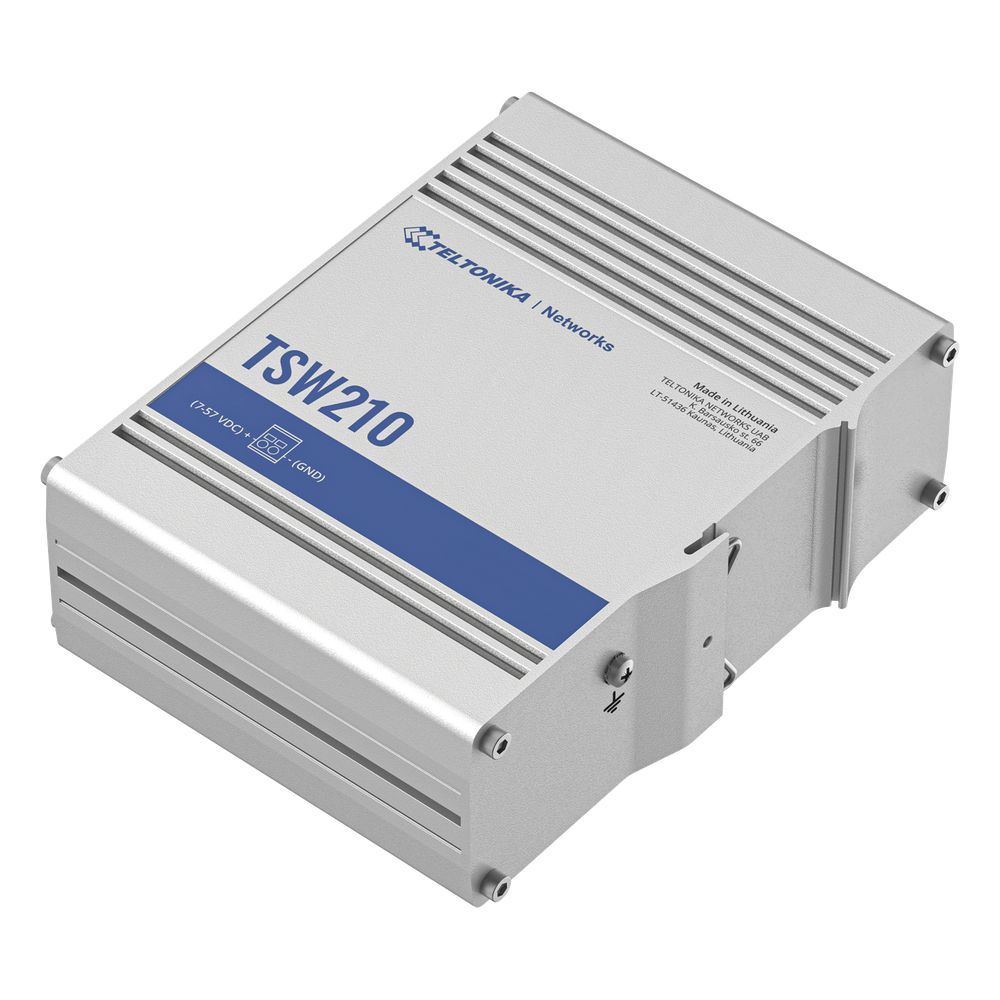 Switch Industrial No-Administrable 8 puertos Gigabit, 2 SFP 1G