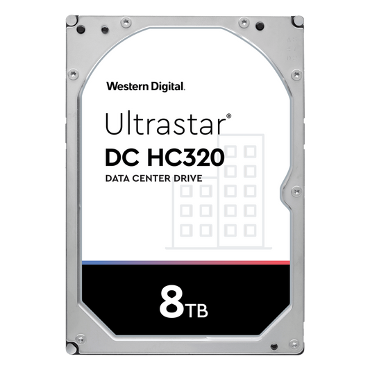 Disco Duro Enterprise 8 TB / Wester Digital (WD) / Serie Ultrastar / Recomendado para Data Center y NVRs de Alta Capacidad / Alto Performace