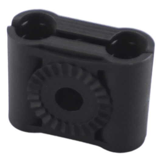 Paquete de 10 Sujetadores Plasticos Para Cable Coaxial de 3/8"