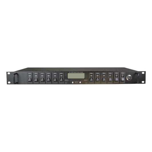 PDU Administrable IP, 12 Salidas para Brakers (No incluidos), Control de Energía Remoto, Doble Bus Inteligente de Distribución CD, Aplicaciones 12,24 y 48 Vcc.
