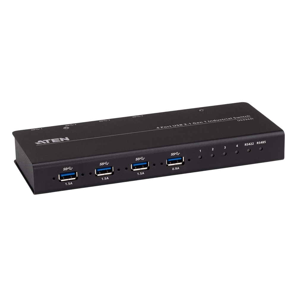 Conmutador concentrador industrial | 4 x 4 USB | 3.2 Gen 1