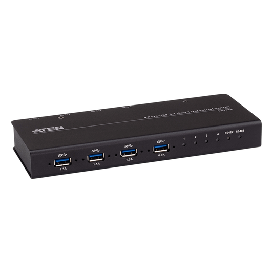 Conmutador concentrador industrial | 4 x 4 USB | 3.2 Gen 1