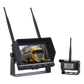 Sistema Profesional Inalámbrico de Cámara de Reversa Infrarroja y Monitor de 7" para Vehículos de Trabajo y Montacargas