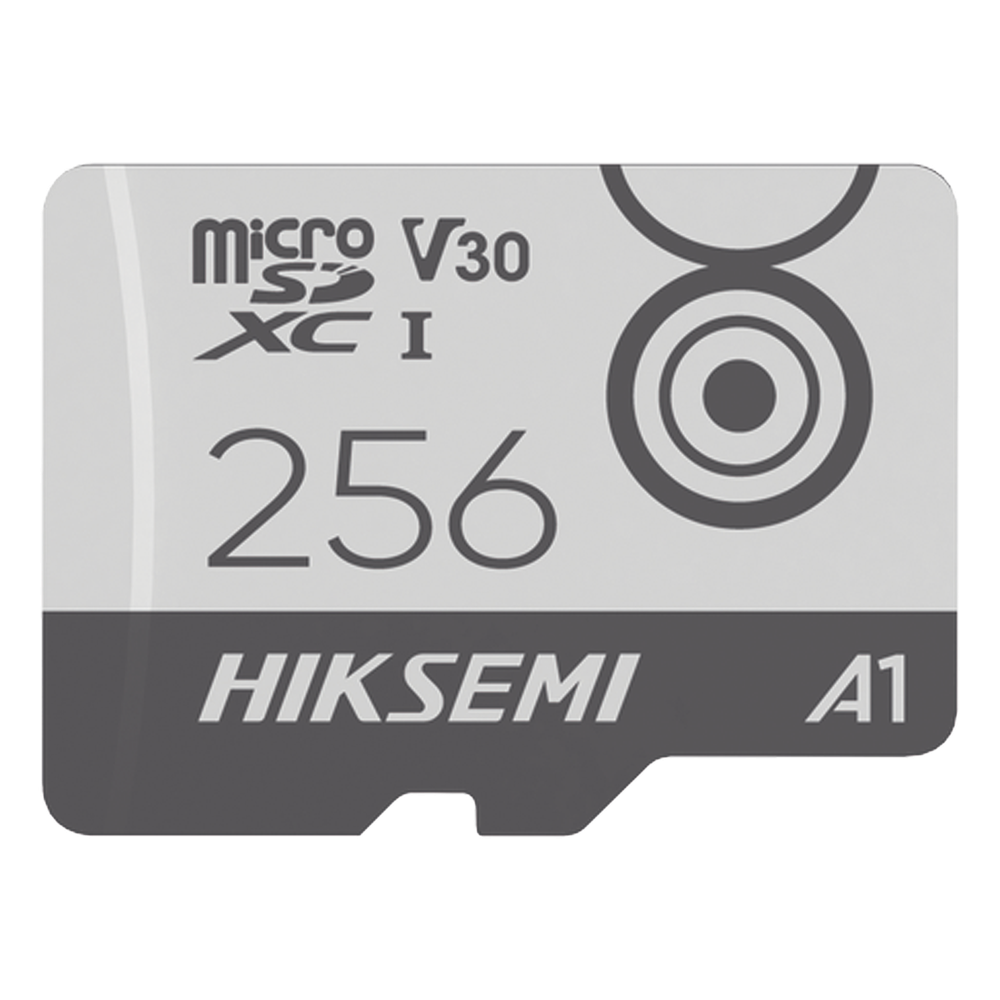 MicroSD HIKSEMI CITY GO / 256 GB / 100 MB/s Lectura / 90 MB/s Escritura / Clase 10 U3 V30 / TLC NAND / Especializada Para Videovigilancia Móvil 24/7