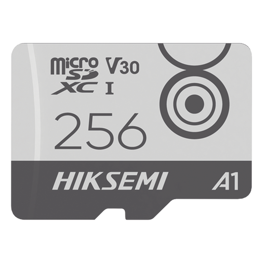 MicroSD HIKSEMI CITY GO / 256 GB / 100 MB/s Lectura / 90 MB/s Escritura / Clase 10 U3 V30 / TLC NAND / Especializada Para Videovigilancia Móvil 24/7