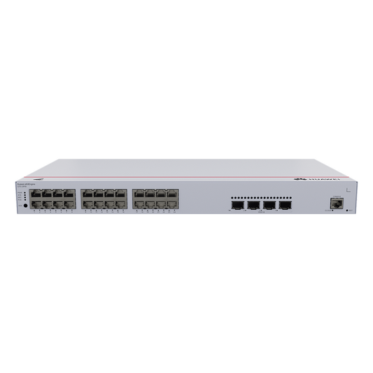 Switch de Distribución/Core Gigabit Administrable PoE Capa 3 / 24 puertos 10/100/1000 Mbps (PoE) / 4 Puertos 10GE SFP+ Uplink / ERPS / Rutas Estáticas / iStack / PoE Perpetuo / 400W / Administración Nube Gratis