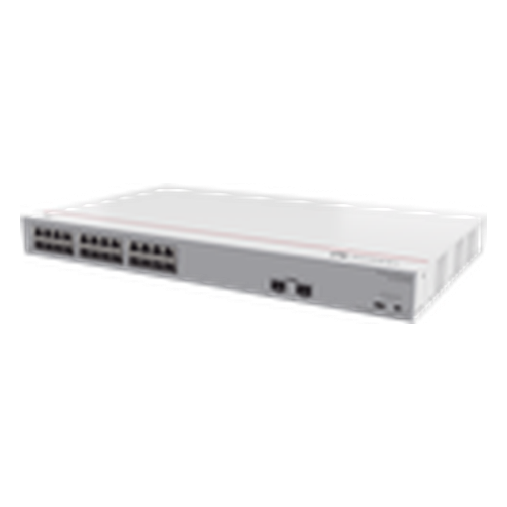 Switch Gigabit No Administrable PoE / 24 puertos 10/100/1000 Mbps (PoE) / 2 Puertos SFP Uplink / 124W