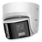 [FlexVu] [PROTECCIÓN ACTIVA] Turret IP 4 Megapixel / 2 Lentes de 2.8 mm (Imagen Panorámica 180°) / 30 mts IR / Exterior IP67 / Luz Intermitente y Alerta de Audio / Audio Bidireccional / ACUSENSE / WDR 120 dB / Micro SD