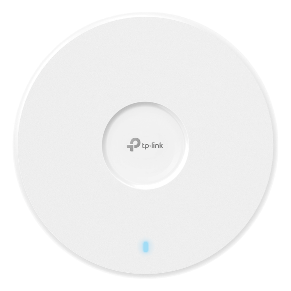 Punto de Acceso Omada / Wi-Fi 7 BE5000 MU-MIMO 2x2 / 1 Puerto 2.5 Gbps / Mesh Omada / Operaciones Multiencale (MLO) / Configuración por Controlador o Stand-Alone / Para Montaje en Techo/pared / Alimentación PoE+