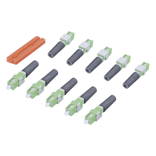 Conector Mecánico Monomodo SC/APC Pre-pulido 3 mm (Bolsa con 10 Piezas)