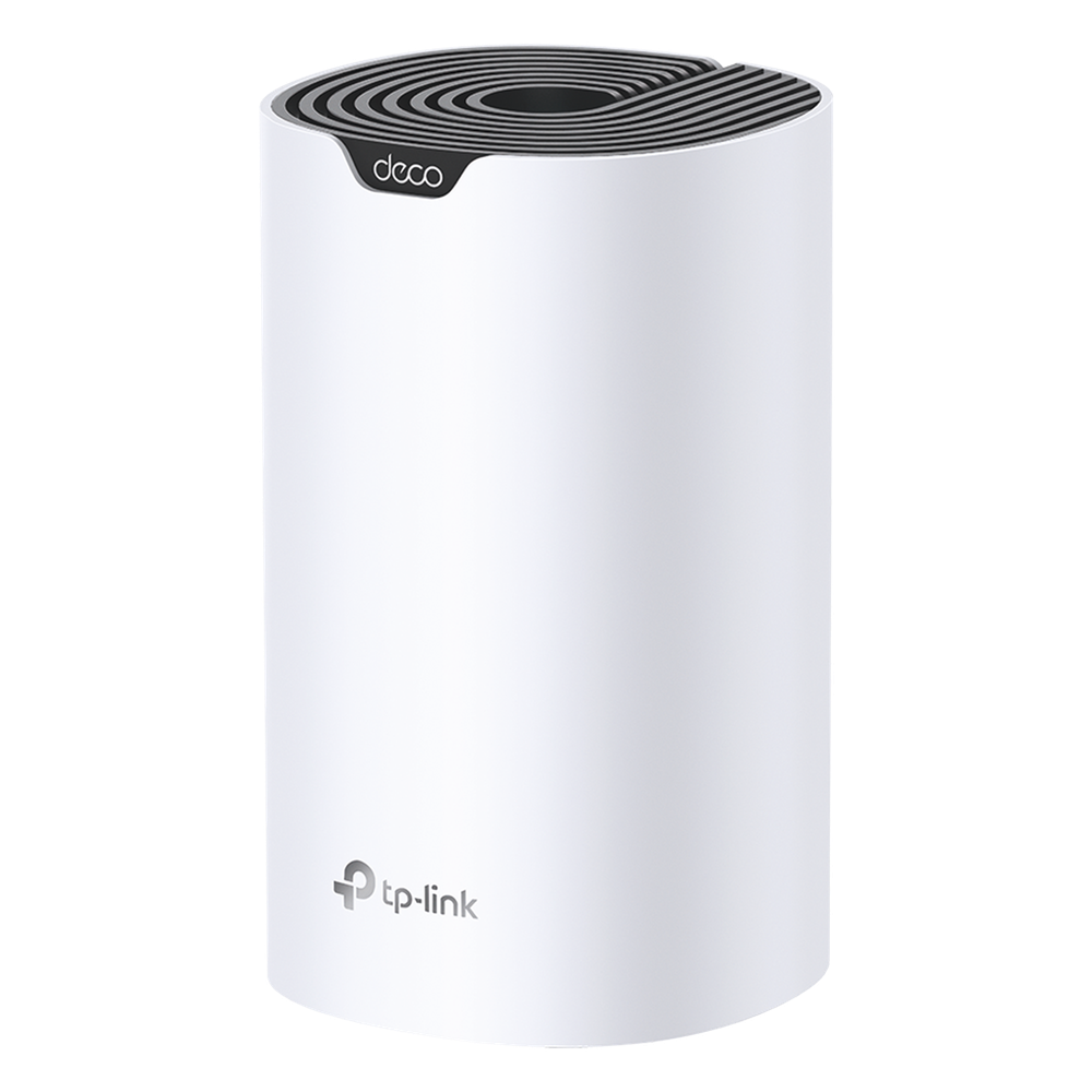 Router Inalámbrico MESH Interior para Hogar / Doble Banda Wi-Fi 5 AC1900 Mbps / 3 Puerto Gigabit WAN/LAN / 3 Antenas Internas / Administración Mediante la App Deco (iOS, Android)