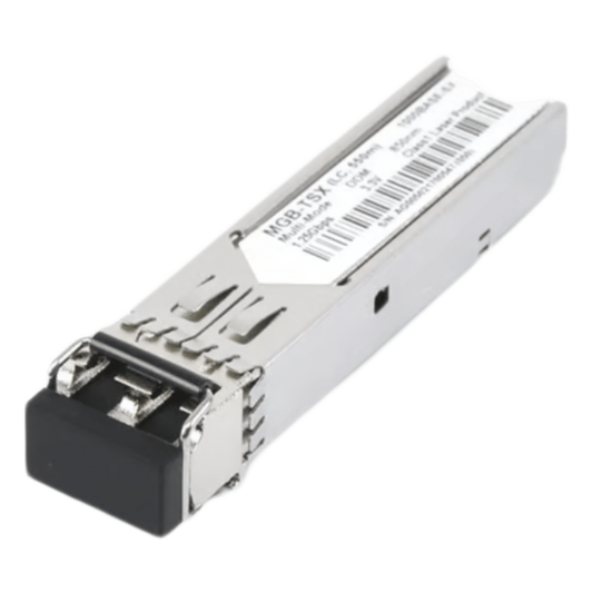 Transceptor Industrial, Puerto SFP 1000Base SX, Para Fibra Multimodo, Conector LC, Hasta 550 m, Soporta Temperaturas de -40 a 75 °