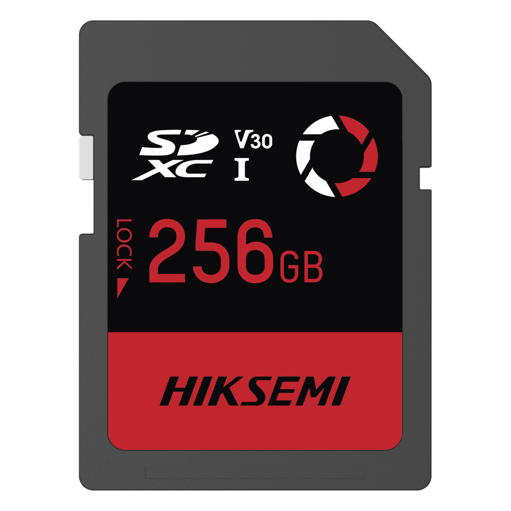 Memoria SD / 256 GB / 180 MB/s Lectura / 150 MB/s Escritura / V30 U3 / Para Drones y Cámaras de Acción / HIKSEMI CAPTURE E30