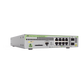Switch PoE+ Administrable CentreCOM GS970M, Capa 3 de 8 Puertos 10/100/1000 Mbps + 2 SFP Gigabit, 124 W