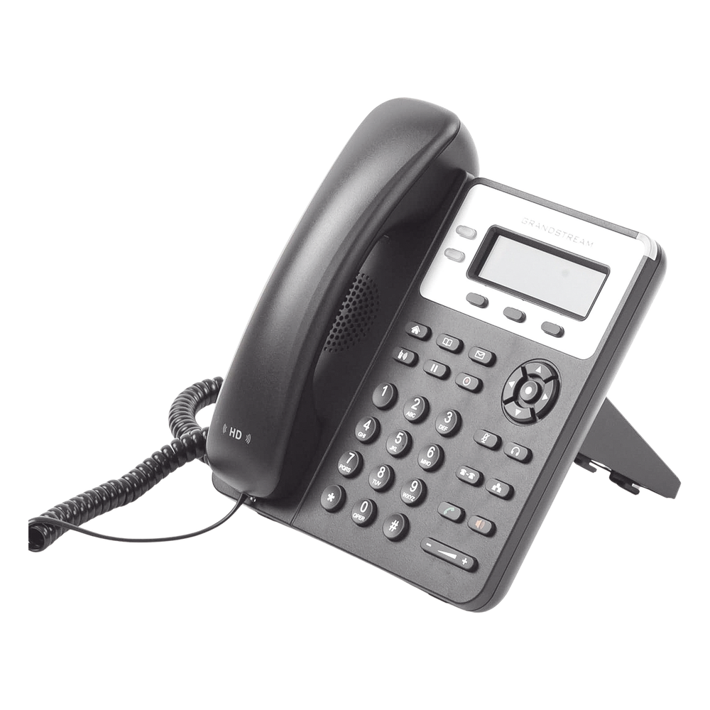 Teléfono IP SMB de 2 líneas con 3 teclas de función programables y conferencia de 3 vías, 5 Vcc