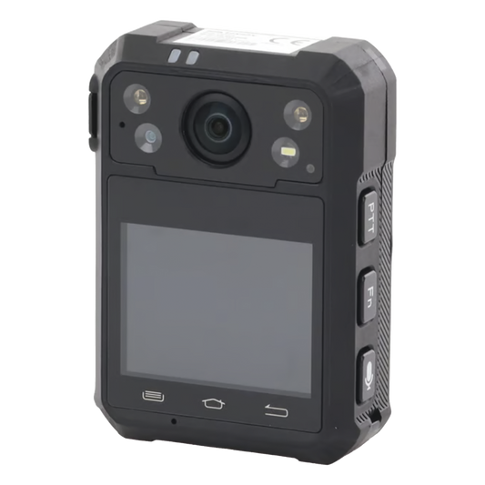 Body Camera Portátil Hikvision DS-MCW40B / FullHD 1080p / 4G + WiFi + GPS / 128 GB / IP68 / 135° / H.265 / 12 Horas de Batería