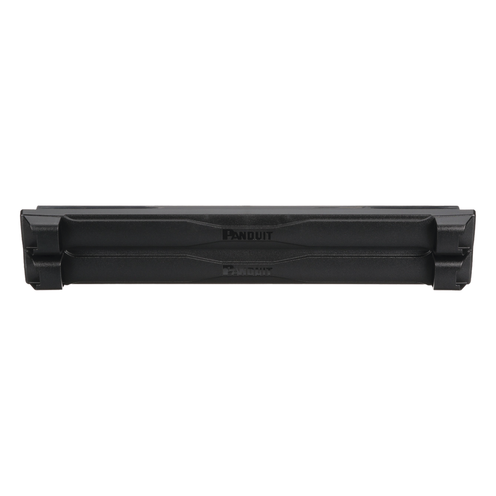 Tapa Ciega Estándar de 19in, Compatible con Racks con Rieles de Orificio Cuadrado, Instalación sin Herramienta, Plano, 2 UR, Color Negro