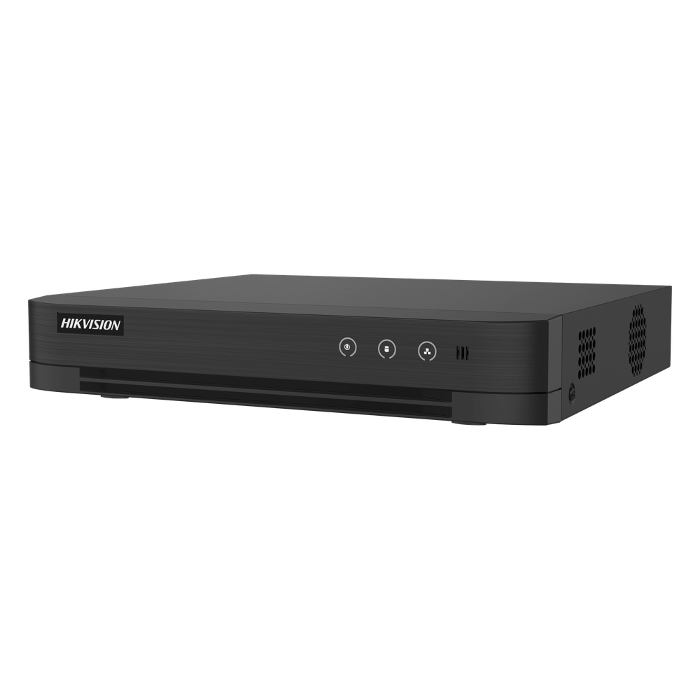 DVR 16 Canales TURBOHD + 8 Canales IP / 5 Megapixel Lite - 3K Lite / Audio de Dos Vías por Coaxitron / ACUSENSE (Evita falsas alarmas) / 1 Bahía de Disco Duro / Salida de Video en Full HD