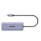 Hub USB-C 8 en 1 / HDMI 4K / 3x USB 3.0 + 1x USB 2.0 / SD + Micro SD / PD 100W / Aleación de Aluminio
