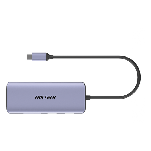 Hub USB-C 8 en 1 / HDMI 4K / 3x USB 3.0 + 1x USB 2.0 / SD + Micro SD / PD 100W / Aleación de Aluminio