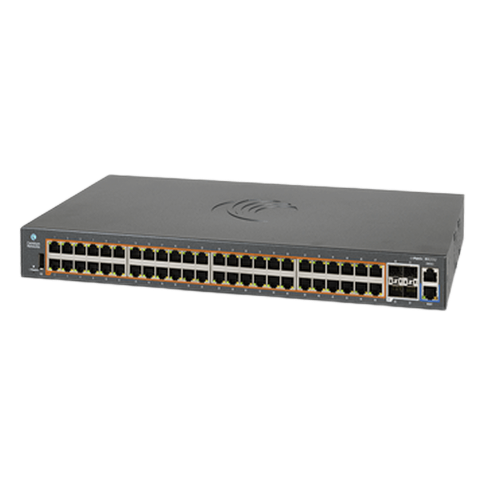 Switch PoE cnMatrix EX2052-P 802.3af/at de 48 puertos Gigabit y 4 SFP+, Capa 3, 400 W, gestión en la nube