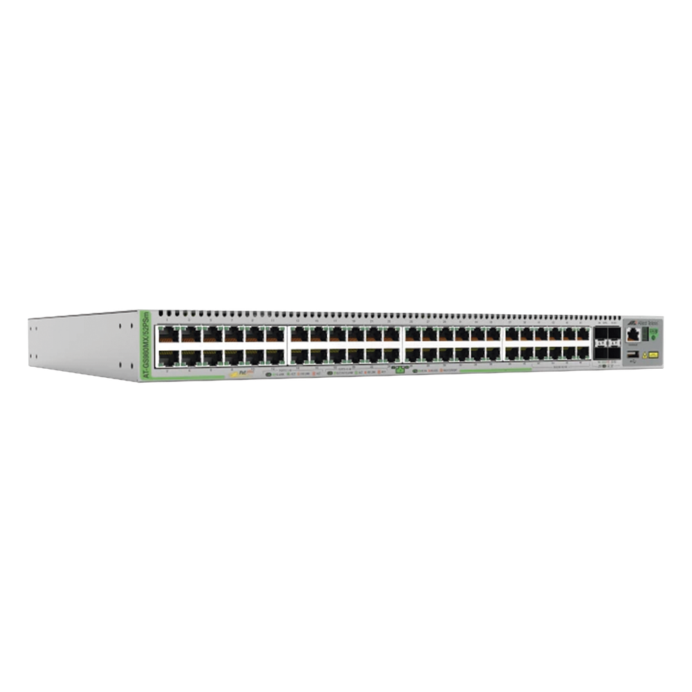 Switch L3 Stackable, 40x 10/100/1000-T PoE+ , 8x 100M/1G/2.5G/5G-T PoE+, 4x SFP+ Ports, 370W