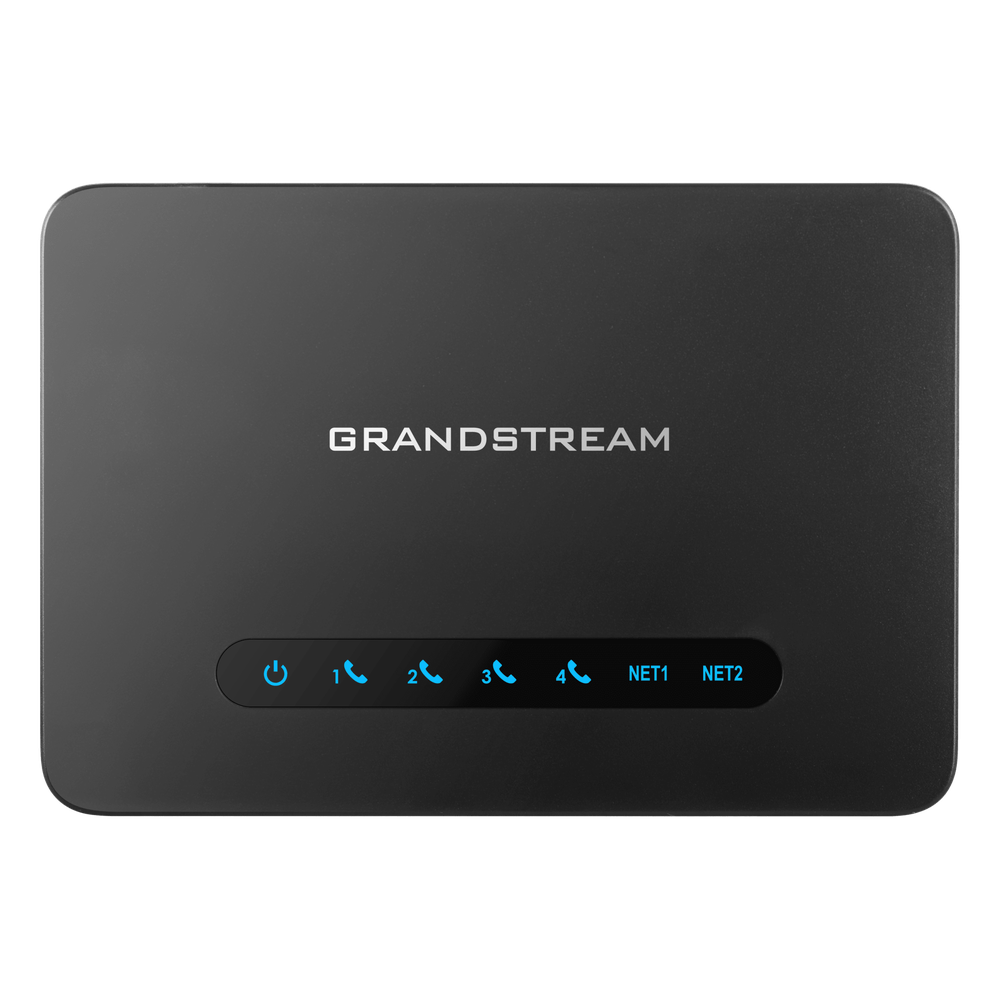 Gateway VoIP con Router NAT / 4 Puertos FXS (Conectar Teléfono Análogo) / Router NAT Gigabit Integrado / Cifrado AES Reforzado / Aprovisionamiento Automático / Soporta SIP y Fax T.38