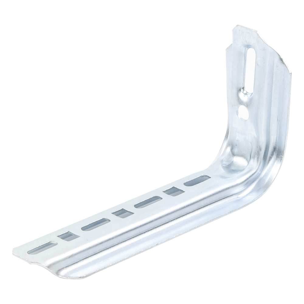 Ménsula omega tipo L inteligente, 210mm de ancho, con acabado Electro Zinc