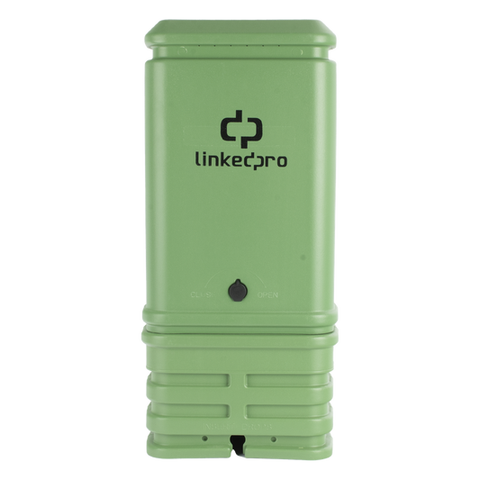 Pedestal para Cajas de Empalme de Fibra Óptica Tipo Cubo Color Verde con Bracket Estándar (No Incluye Caja de Empalme)